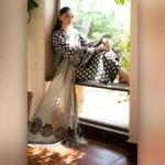 Polka Black by Designs Now Bridal Dress Ladies Fashion Unstitched Women's Clothing